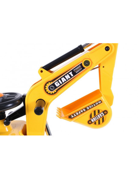 Jucarie interactiva Malplay Ride-On 2in1 Excavator si Olita cu