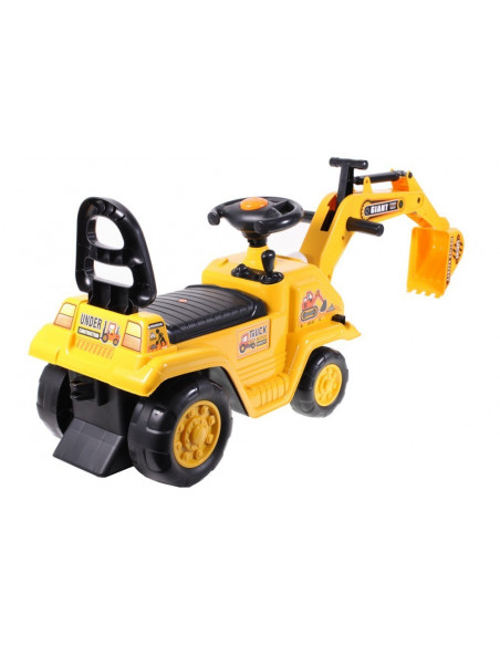 Jucarie interactiva Malplay Ride-On 2in1 Excavator si Olita cu