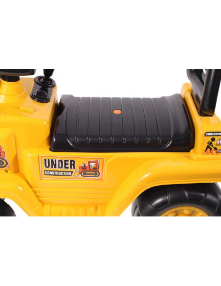 Jucarie interactiva Malplay Ride-On 2in1 Excavator si Olita cu