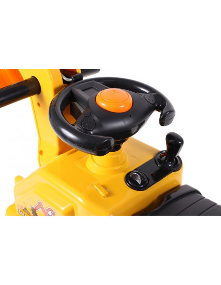 Jucarie interactiva Malplay Ride-On 2in1 Excavator si Olita cu