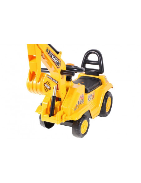 Jucarie interactiva Malplay Ride-On 2in1 Excavator si Olita cu