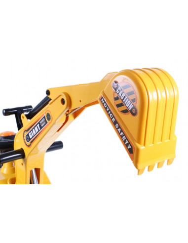 Jucarie interactiva Malplay Ride-On 2in1 Excavator si Olita cu