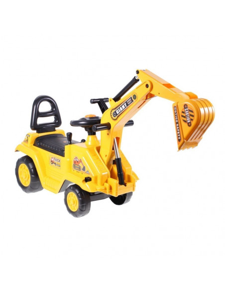 Jucarie interactiva Malplay Ride-On 2in1 Excavator si Olita cu
