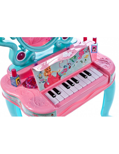 Masuta de infrumusetare 3 in 1 MalPlay cu oglinda, pian