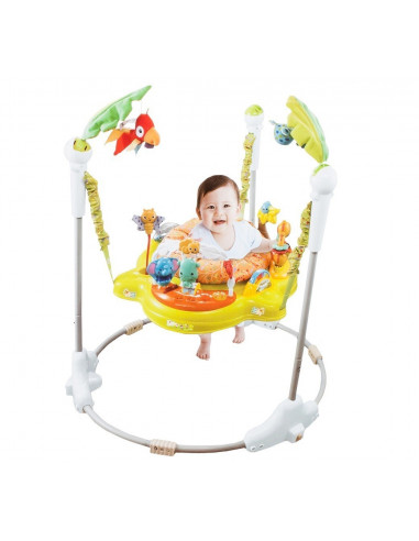 Jumper cu activitati Baby Malplay Padurea tropicala cu