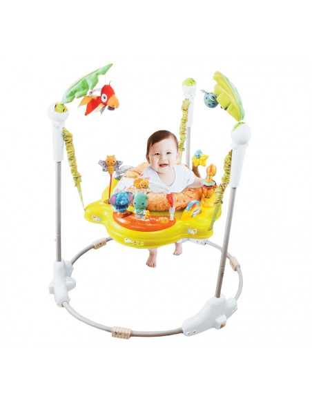 Jumper cu activitati Baby Malplay Padurea tropicala cu