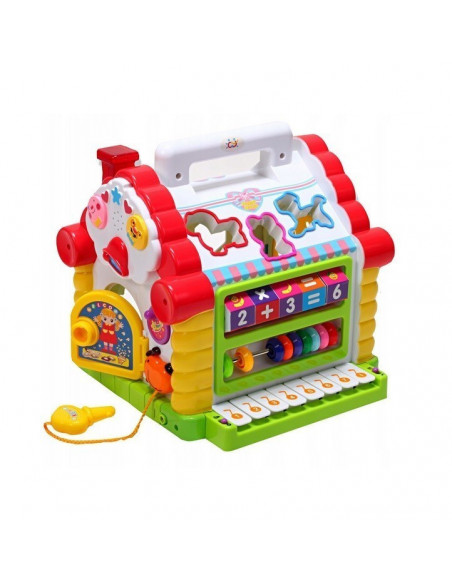 Jucarie interactiva MalPlay Casuta sortator cu pian si forme