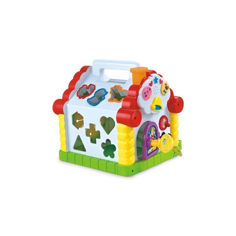 Jucarie interactiva MalPlay Casuta sortator cu pian si forme