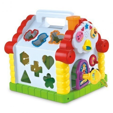 Jucarie interactiva MalPlay Casuta sortator cu pian si forme