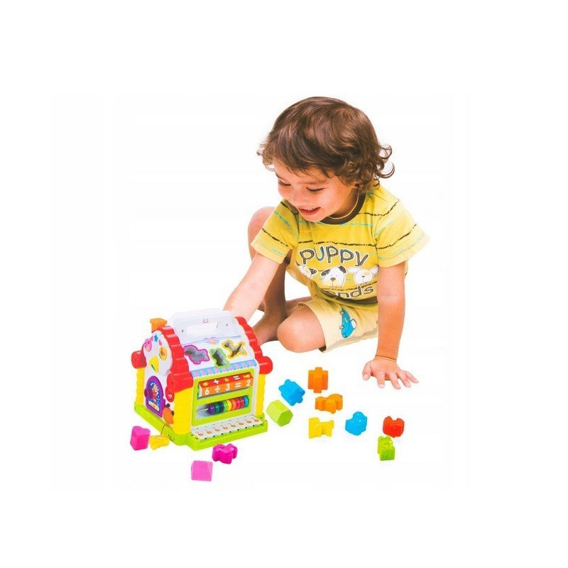 Jucarie interactiva MalPlay Casuta sortator cu pian si forme