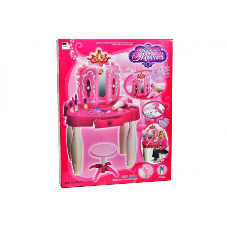 Masuta de infrumusetare electrica MalPlay cu MP3, oglinda