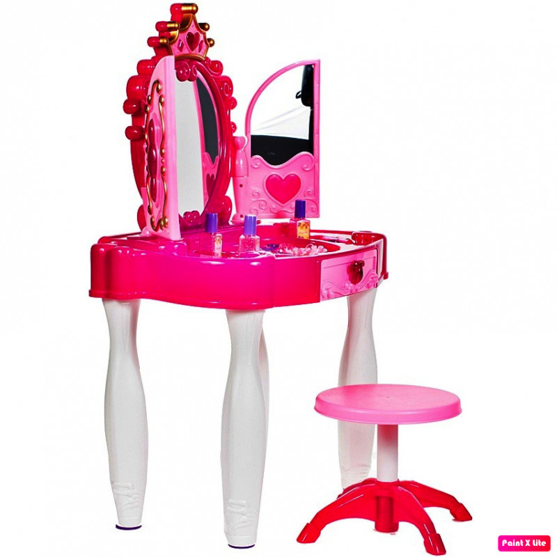 Masuta de infrumusetare electrica MalPlay cu MP3, oglinda