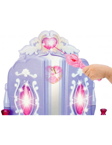 Masuta de infrumusetare MalPlay Lila - Roz cu MP3, oglinda