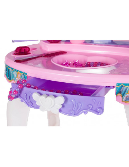 Masuta de infrumusetare MalPlay Lila - Roz cu MP3, oglinda