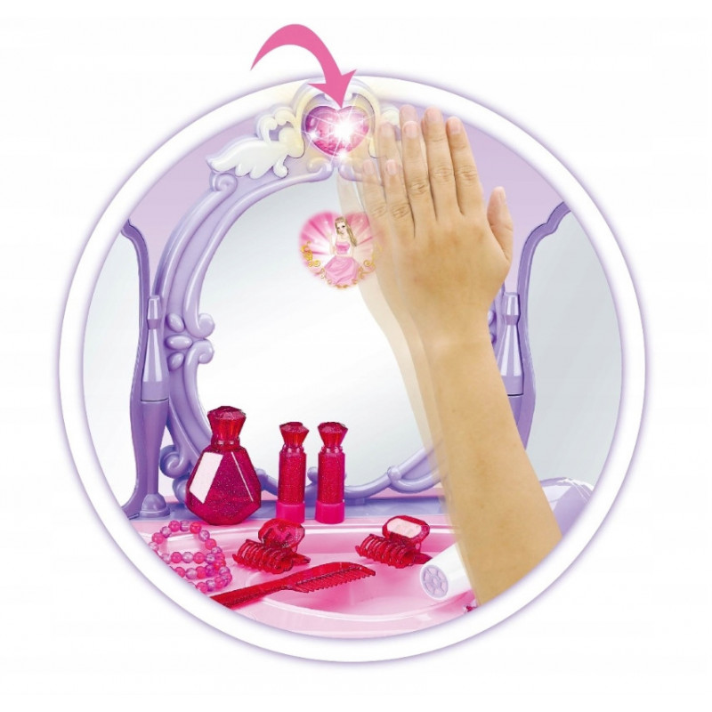 Masuta de infrumusetare MalPlay Lila - Roz cu MP3, oglinda
