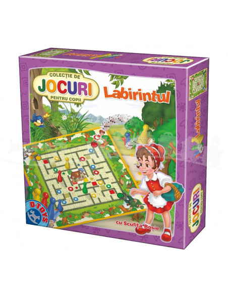 Labirintul Cu Scufita Rosie, Joc D-Toys Labirintul Cu Scufita Rosie, Joc D-Toys