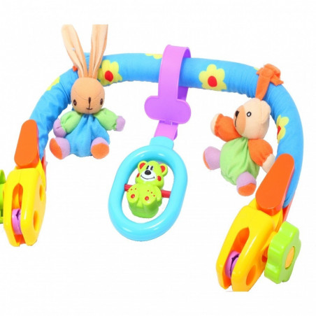 Jucarie bebelusi Malplay bara cu figurine de plus pentru