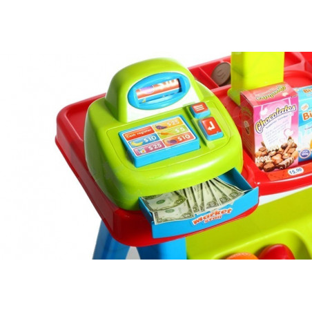Magazin pentru copii Malplay SuperMarket cu 30 de Accesorii