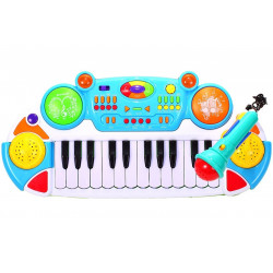 Instrument Muzical Pianina electronica MalPlay cu scaun si 2