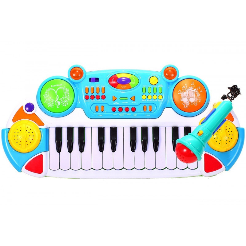 Instrument Muzical Pianina electronica MalPlay cu scaun si Instrument Muzical Pianina electronica MalPlay cu scaun si