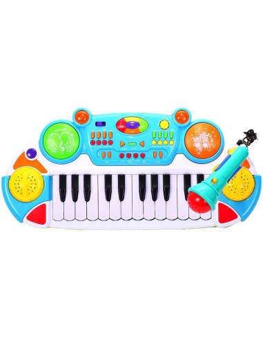 Instrument Muzical Pianina electronica MalPlay cu scaun si Instrument Muzical Pianina electronica MalPlay cu scaun si