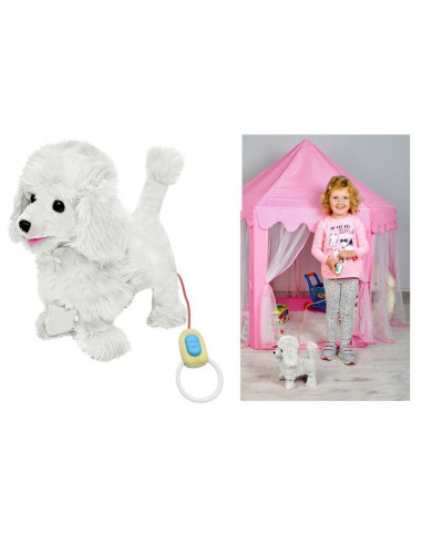 Jucarie interactiva Catel MalPlay Pudel cu lesa care merge si