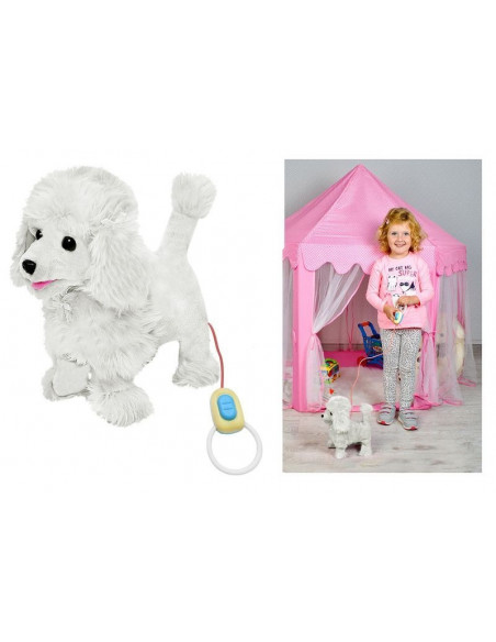 Jucarie interactiva Catel MalPlay Pudel cu lesa care merge si