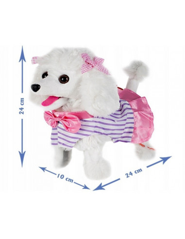 Jucarie interactiva Catel MalPlay Pudel cu lesa care merge si