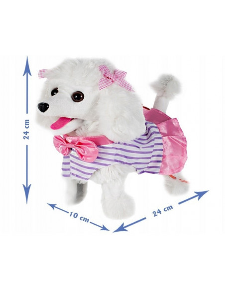 Jucarie interactiva Catel MalPlay Pudel cu lesa care merge si