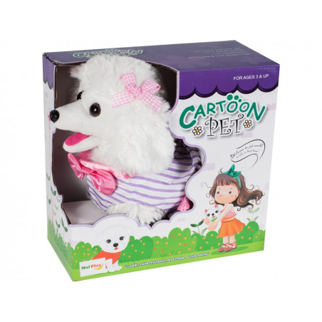 Jucarie interactiva Catel MalPlay Pudel cu lesa care merge si