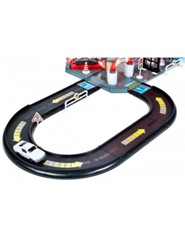 Set de Joaca MalPlay Garaj Circuit cu 4 nivele cu 4 masini, 1