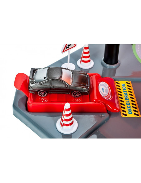 Set de Joaca MalPlay Garaj Circuit cu 4 nivele cu 4 masini, 1