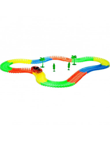 Pista fosforescenta MalPlay cu masinuta 168 piese,5901924214663