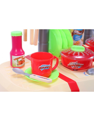Bucatarie Malplay pentru copii cu accesorii si cuptor