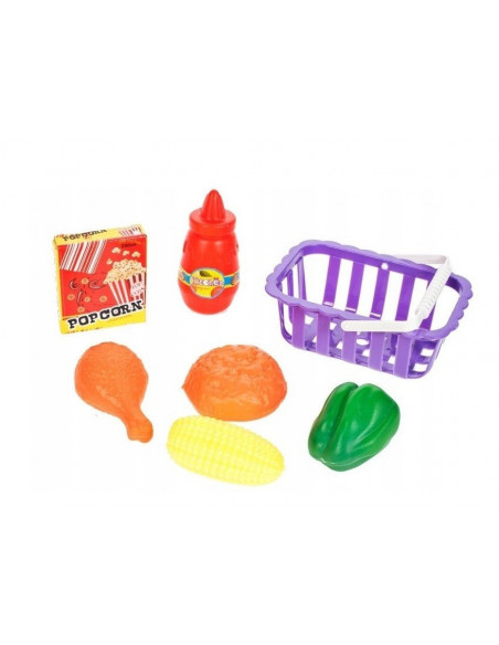 Set de joaca MalPlay Casa de marcat cu accesorii Roz cu