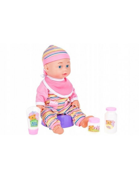 Papusa Bebelus MalPlay pentru fetite cu 10 accesorii 30