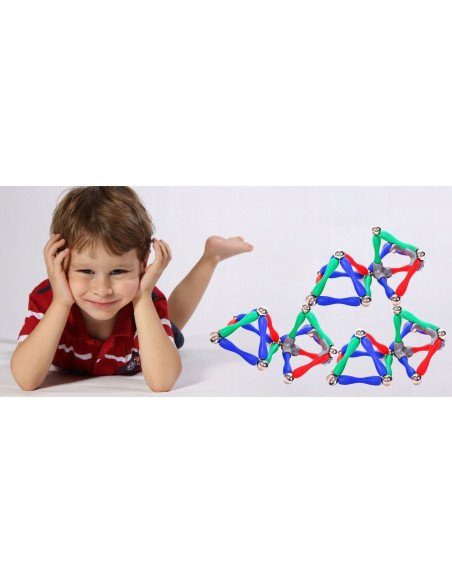 Set de constructie MalPlay Magnetic multicolor 120