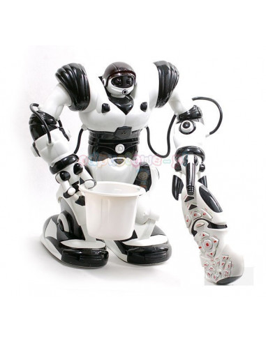 Jucarie interactiva Malplay Super Robot cu telecomanda, sunete