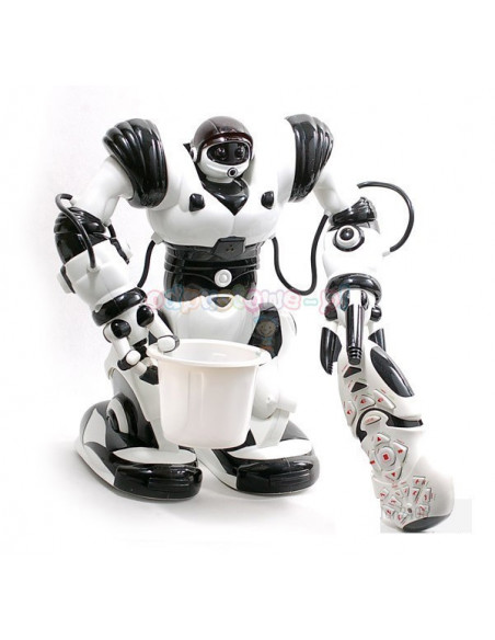 Jucarie interactiva Malplay Super Robot cu telecomanda, sunete