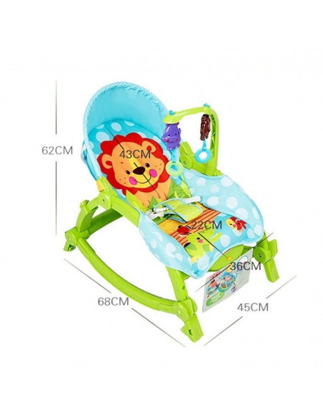 Scaun si balansoar MalPlay cu vibratii,jucarii detasabile