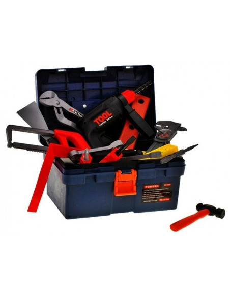 Set de unelte pentru copii MalPlay in cutie cu 32 de
