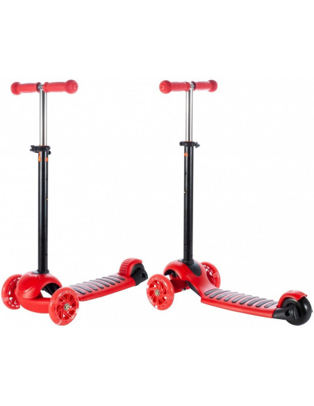 Trotineta pentru copii MalPlay 2 in 1 cu scaunel, cosulet