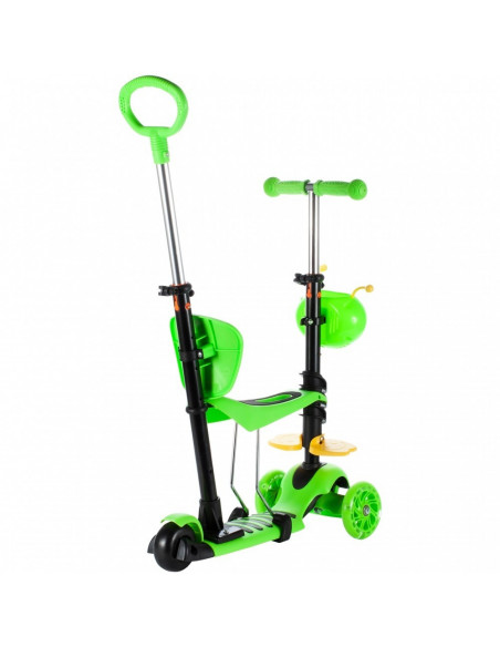 Trotineta pentru copii MalPlay cu maner de impins,scaunel