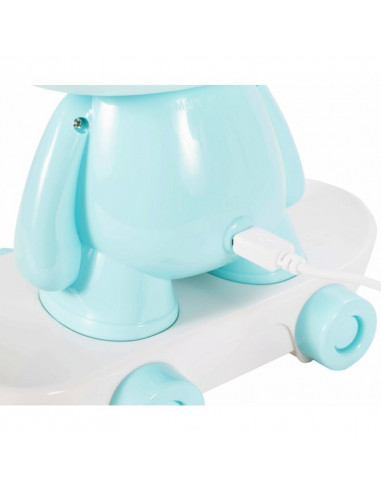 Lampa de veghe pentru copii MalPlay Catel Bleu cu alimentare