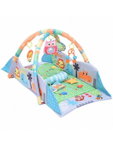 Saltea cu activitati 3 in 1 MalPlay pentru copii cu protectie