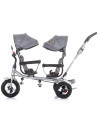 Tricicleta gemeni Chipolino 2Play grey,TRK2P0204GY