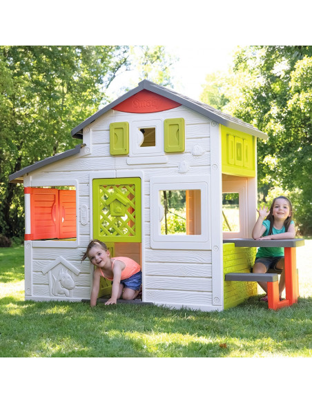 Casuta pentru copii Smoby Friends Playhouse Neo cu