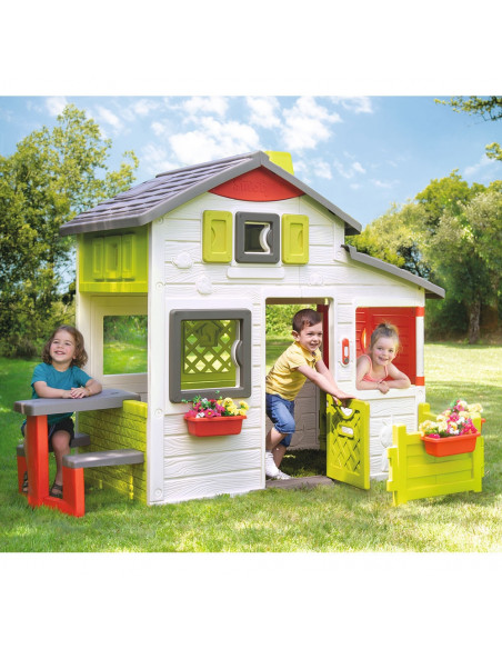 Casuta pentru copii Smoby Friends Playhouse Neo cu