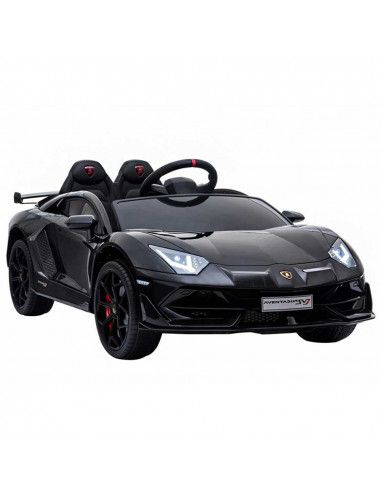 Masinuta electrica Chipolino Lamborghini Aventador SVJ black cu
