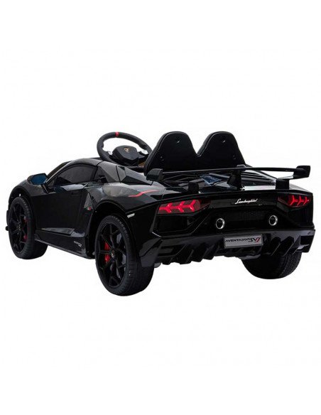 Masinuta electrica Chipolino Lamborghini Aventador SVJ black cu